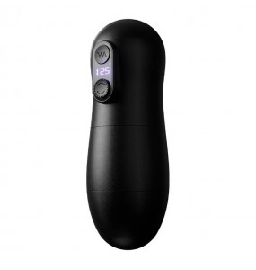 MizzZee - Submariner Pro Retractable Vibrating Base Heating Drying Masturbator (Chargeable - Black)